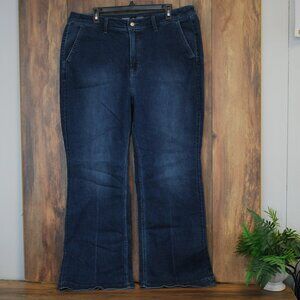 Old Navy Dark Blue Flare Jeans